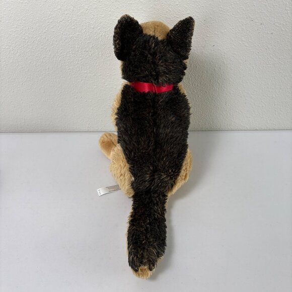 FAO Schwarz Toys R US German Shepard Puppy Dog Plush 2015 Stuffed Animal 13" - Picture 5 of 11